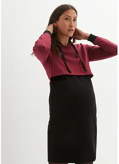 Robe sweat de grossesse/allaitement, bonprix Robe sweat de grossesse/allaitement, bonprix