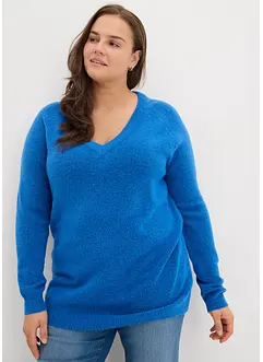 Pull en maille col V, bonprix Pull en maille col V, bonprix