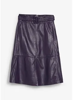 Lammnappa-Lederrock mit Gürtel (2-tlg.-Set), bonprix Lammnappa-Lederrock mit Gürtel (2-tlg.-Set), bonprix