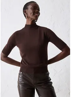 Rollkragenpullover aus weichem Woll-Mix, bonprix Rollkragenpullover aus weichem Woll-Mix, bonprix