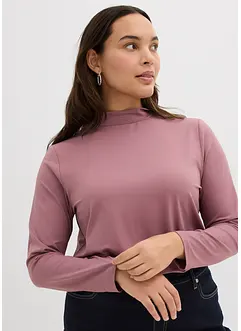 T-shirt manches longues à col montant, bonprix T-shirt manches longues à col montant, bonprix