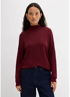 Leichter Feinstrickpullover mit breitem Turtleneck aus Viskose-Mix, bonprix Leichter Feinstrickpullover mit breitem Turtleneck aus Viskose-Mix, bonprix