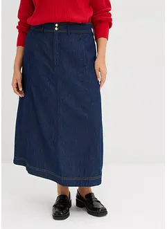 Jupe midi en jean, bonprix Jupe midi en jean, bonprix