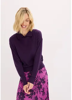 Feinstrickpullover mit Viskose, bonprix Feinstrickpullover mit Viskose, bonprix