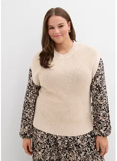 Pull sans manches en maille, bonprix Pull sans manches en maille, bonprix