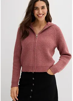 Gilet en maille à capuche, bonprix Gilet en maille à capuche, bonprix