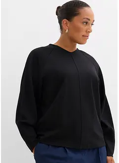 Langarmshirt aus bequemen Punto di Roma, bonprix Langarmshirt aus bequemen Punto di Roma, bonprix