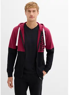 Sweat zippé à capuche 100% coton, bonprix Sweat zippé à capuche 100% coton, bonprix