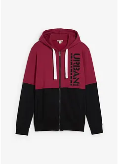 Sweat zippé à capuche 100% coton, bonprix Sweat zippé à capuche 100% coton, bonprix