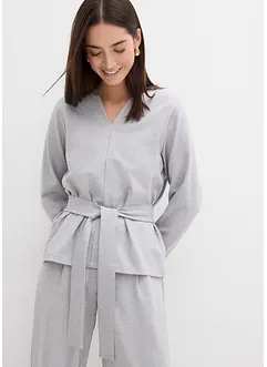 Langarmshirt mit breitem Bindeband aus Viskose-Mix, bonprix Langarmshirt mit breitem Bindeband aus Viskose-Mix, bonprix