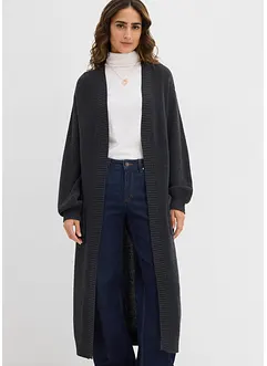 Gilet long en maille à épaules descendues, bonprix Gilet long en maille à épaules descendues, bonprix