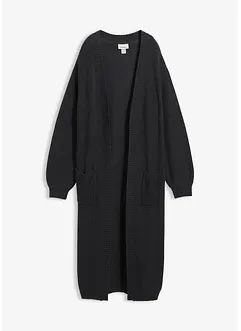 Longstrickjacke mit überschnittener Schulter, bonprix Longstrickjacke mit überschnittener Schulter, bonprix