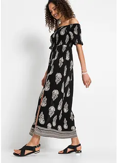 Carmen-Kleid aus fließender Viskose, bonprix Carmen-Kleid aus fließender Viskose, bonprix