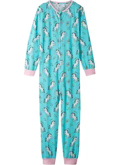 Schlafoverall mit weicher Bio-Baumwolle, bonprix Schlafoverall mit weicher Bio-Baumwolle, bonprix