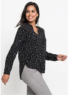 Bluse mit Pünktchen, bonprix Bluse mit Pünktchen, bonprix