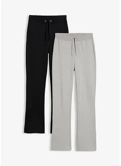 Jogginghose aus reiner Bio-Baumwolle (2er Pack), bonprix Jogginghose aus reiner Bio-Baumwolle (2er Pack), bonprix
