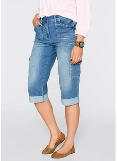 Cargo Jeans, Mid Waist, Stretch, bonprix Cargo Jeans, Mid Waist, Stretch, bonprix