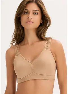 Soutien-gorge grand maintien sans armatures avec bretelles rembourrées, bonprix Soutien-gorge grand maintien sans armatures avec bretelles rembourrées, bonprix