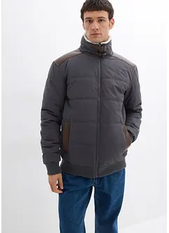 Doudoune courte déperlante avec détails enduits, bonprix Doudoune courte déperlante avec détails enduits, bonprix