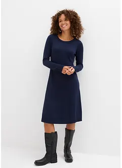 Strickkleid in ausgestellter Form, bonprix Strickkleid in ausgestellter Form, bonprix