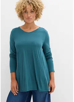 T-shirt à manches longues en viscose douce, bonprix T-shirt à manches longues en viscose douce, bonprix