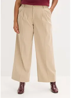 Pantalon large à pinces, bonprix Pantalon large à pinces, bonprix