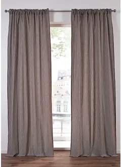 Blickdichter Vorhang aus Bio Baumwolle (1er Pack), bonprix Blickdichter Vorhang aus Bio Baumwolle (1er Pack), bonprix