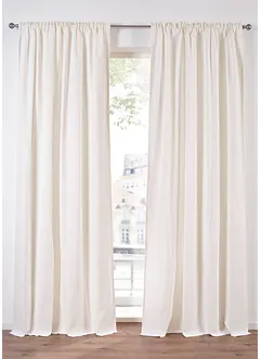 Vorhang aus Bio Baumwolle, normal und extra lang (1er Pack), bonprix Vorhang aus Bio Baumwolle, normal und extra lang (1er Pack), bonprix