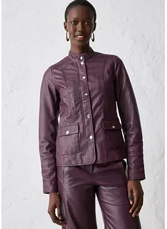 Veste en cuir nappa d’agneau, bonprix Veste en cuir nappa d’agneau, bonprix