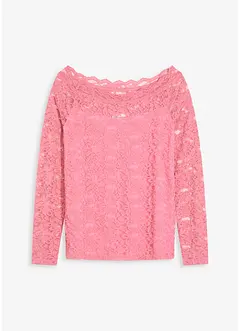 Spitzen-Langarmshirt, bonprix Spitzen-Langarmshirt, bonprix
