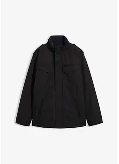 Parka technique imperméable à capuche enroulable et épaulettes, bonprix Parka technique imperméable à capuche enroulable et épaulettes, bonprix