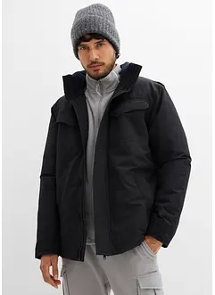 Wasserdichte Funktionsjacke mit Roll-in-Kapuze und Schulterklappen, bonprix Wasserdichte Funktionsjacke mit Roll-in-Kapuze und Schulterklappen, bonprix