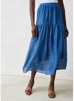 Jupe longue avec soie, bonprix Jupe longue avec soie, bonprix