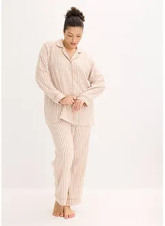 Gewebter Flanell Pyjama mit Geschenktasche, bonprix Gewebter Flanell Pyjama mit Geschenktasche, bonprix