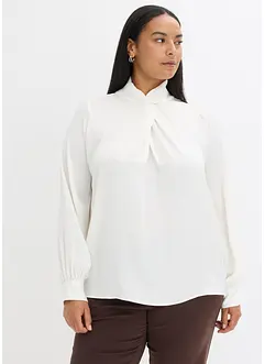 Schlupfbluse aus fließendem Satin, bonprix Schlupfbluse aus fließendem Satin, bonprix