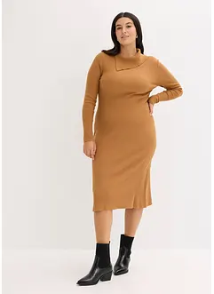 Strickkleid aus fließendem Viskose-Mix, bonprix Strickkleid aus fließendem Viskose-Mix, bonprix
