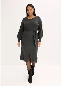 Ripp-Strickkleid aus fließendem Viskose-Mix, bonprix Ripp-Strickkleid aus fließendem Viskose-Mix, bonprix