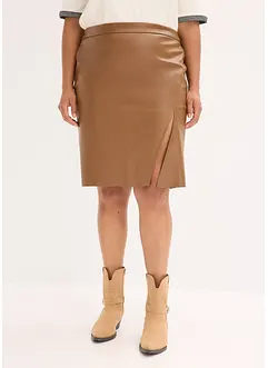 Bleistiftrock aus Lederimitat, bonprix Bleistiftrock aus Lederimitat, bonprix