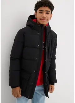 Stepp-Parka mit sportiven Details und Kapuze, bonprix Stepp-Parka mit sportiven Details und Kapuze, bonprix