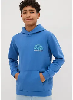 Hoodie mit Rückenprint aus reiner Bio-Baumwolle, bonprix Hoodie mit Rückenprint aus reiner Bio-Baumwolle, bonprix