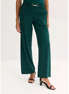 Marlenehose mit Ziergürtel, bonprix Marlenehose mit Ziergürtel, bonprix