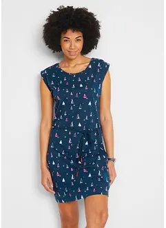 Shirtkleid mit Flügelärmeln und Druck, bonprix Shirtkleid mit Flügelärmeln und Druck, bonprix