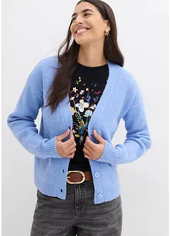 Gilet en maille côtelée, bonprix Gilet en maille côtelée, bonprix