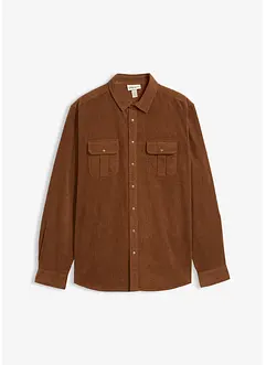 Chemise en velours côtelé de coton extensible, bonprix Chemise en velours côtelé de coton extensible, bonprix