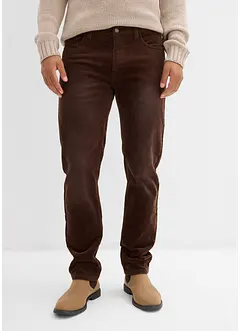 Regular Fit Stretch-Cordhose in gewaschener Optik, Straight, bonprix Regular Fit Stretch-Cordhose in gewaschener Optik, Straight, bonprix