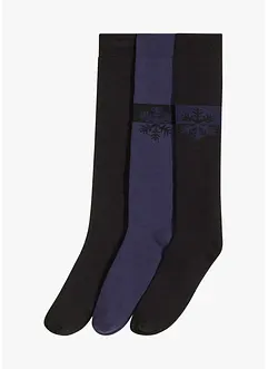 3 paires de chaussettes hautes thermiques avec intérieur éponge doux, coton majoritaire, bonprix 3 paires de chaussettes hautes thermiques avec intérieur éponge doux, coton majoritaire, bonprix