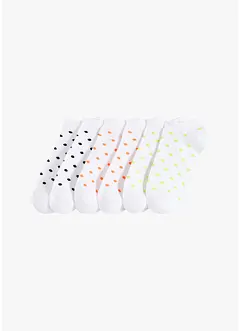 Lot de 6 paires de chaussettes courtes en coton, bonprix Lot de 6 paires de chaussettes courtes en coton, bonprix