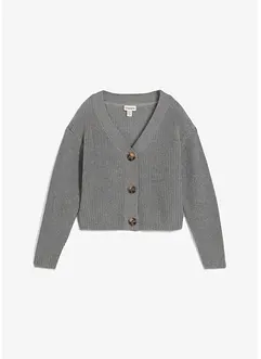 Grobstrickjacke aus reiner Baumwolle, bonprix Grobstrickjacke aus reiner Baumwolle, bonprix