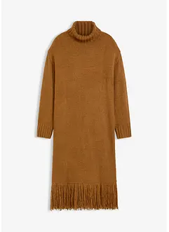 Robe en maille avec franges à la base, bonprix Robe en maille avec franges à la base, bonprix