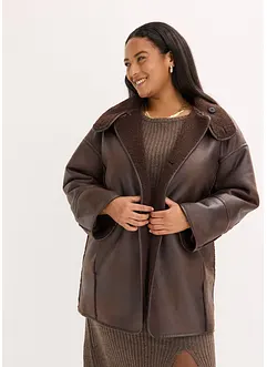 Lammfellimitat-Jacke, bonprix Lammfellimitat-Jacke, bonprix